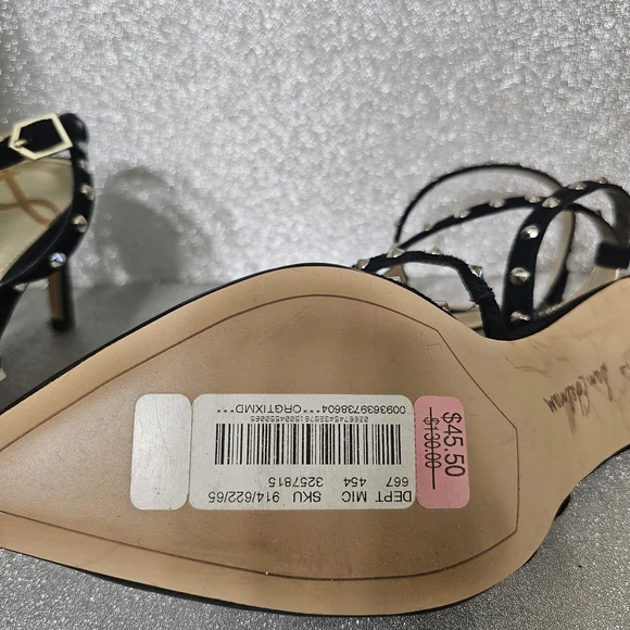 Black Studded Women's Shoes - Picture 4 of 4